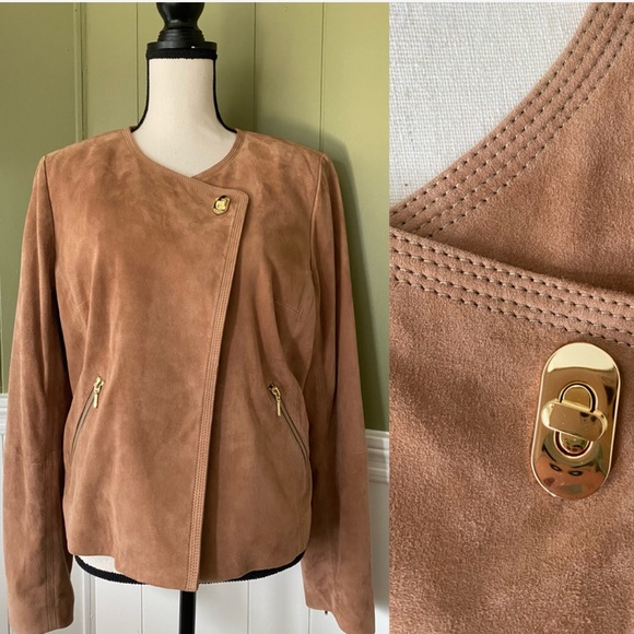 Trina Turk Suede Jacket - Picture 4 of 15